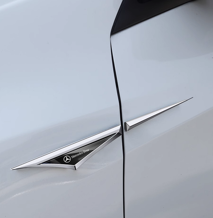 Emblème de voiture universel – Logo de voiture résistant aux intempéries – Badge autocollant pour carrosserie