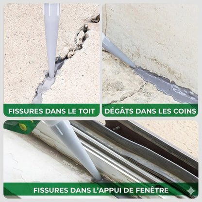Colle de réparation polyvalente pour joints de sol et de mur