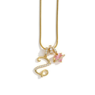Élégant collier avec pendentif cœur