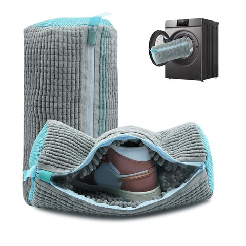 Sac de lavage en microfibre pour chaussures – Doux et efficace – Protection optimale pour les chaussures et la machine à laver