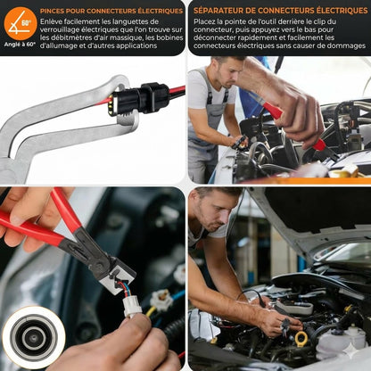 Kit de pinces de déconnexion pour voiture - Outil multifonction