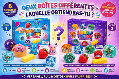 Boîte Squishy Drôle & Mignonne – Le best-seller populaire de la boîte mystère magique !