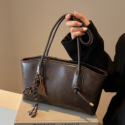 Sac à bandoulière en cuir végan
