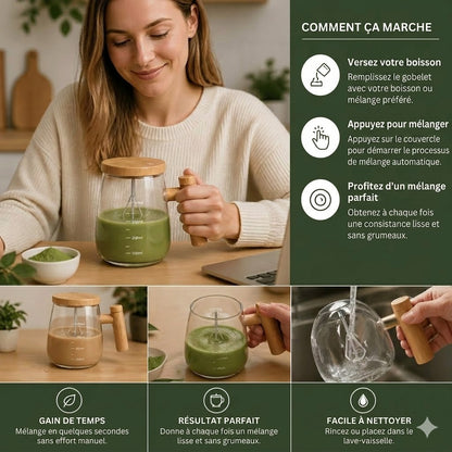 Tasse de mélange automatique électrique – Mug auto-mélangeur portable