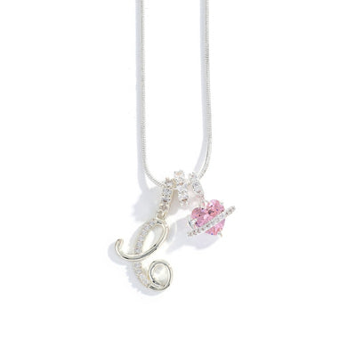 Élégant collier avec pendentif cœur