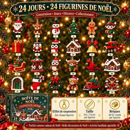 Construction de Noël – Construisez une nouvelle figurine de Noël chaque jour jusqu'au réveillon