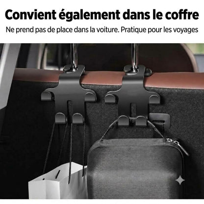 Crochets pour appui-tête de voiture (Lot de 2)