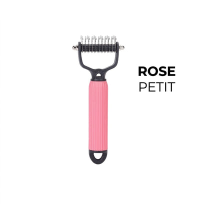 Brosse double face pour animaux pour le soin du pelage