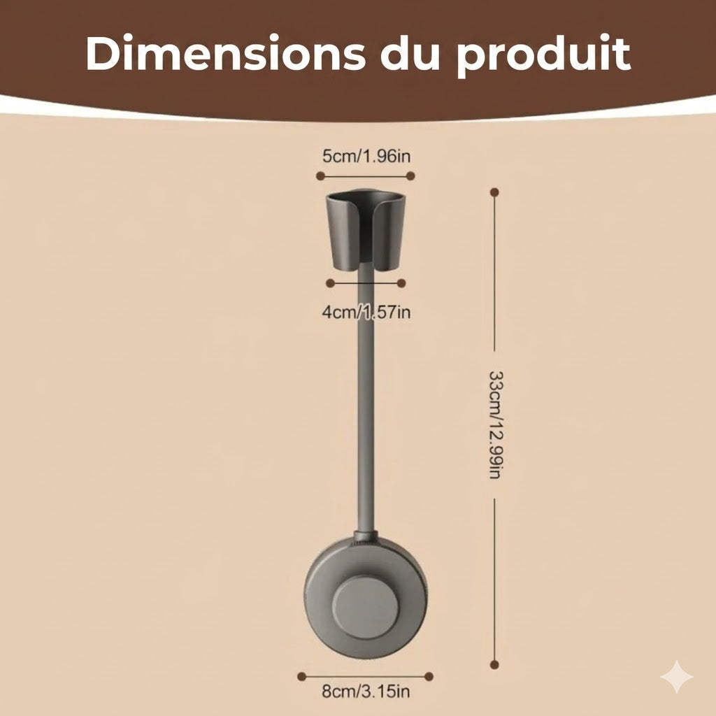 Support de sèche-cheveux mains libres