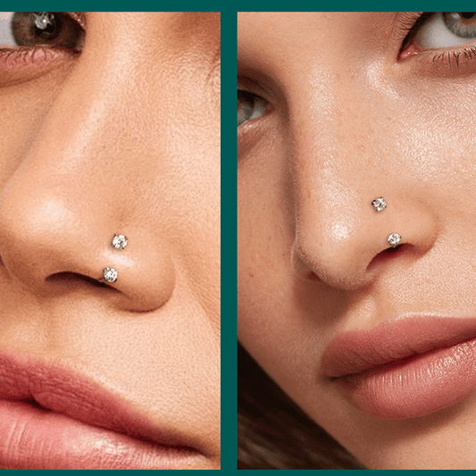 Piercing de nez fer à cheval – Pas de vis interne, Confortable à porter