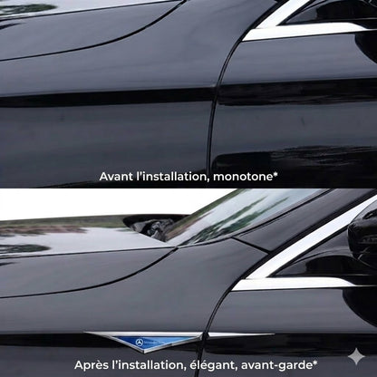 Emblème de voiture universel – Logo de voiture résistant aux intempéries – Badge autocollant pour carrosserie
