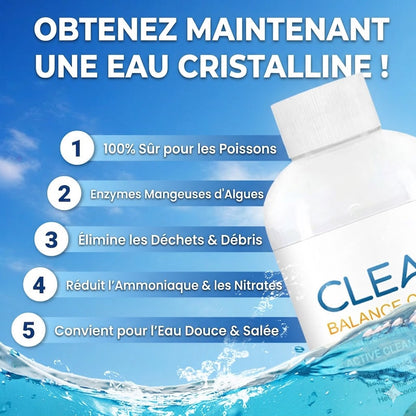 Clarificateur d'eau puissant pour aquarium - 100ml - Contre l'eau trouble