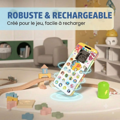 🔥📢 50% DE RÉDUCTION📱 Smartphone d'apprentissage pour enfants | Apprendre en s'amusant, design protecteur pour les yeux – Le choix idéal pour l'éveil ✨👶