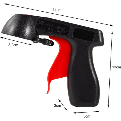 Poignée premium pour bombe aérosol - Design réutilisable et robuste - Facilite la pulvérisation