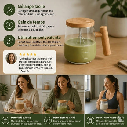 Tasse de mélange automatique électrique – Mug auto-mélangeur portable