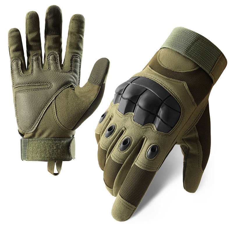 Gants Tactiques Pleins Doigts – Gants de Travail Extérieurs Protecteurs