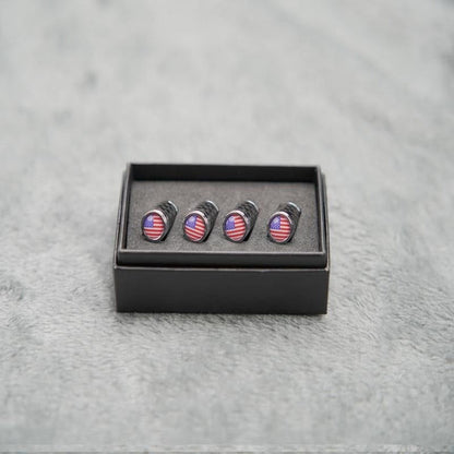 Kit de Bouchons de Valve Carbone de Luxe – Look Fibre de Carbone – Universel pour voiture, moto et vélo – Protection de roue sportive – [Lot de 4]