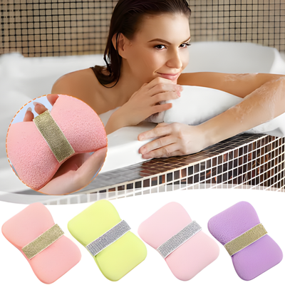 Éponge exfoliante pour la douche