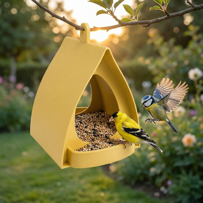 Mangeoire suspendue pour oiseaux – Grande capacité, idéale pour le jardin et le balcon