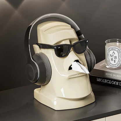 Boîte à mouchoirs Moaï Tiki