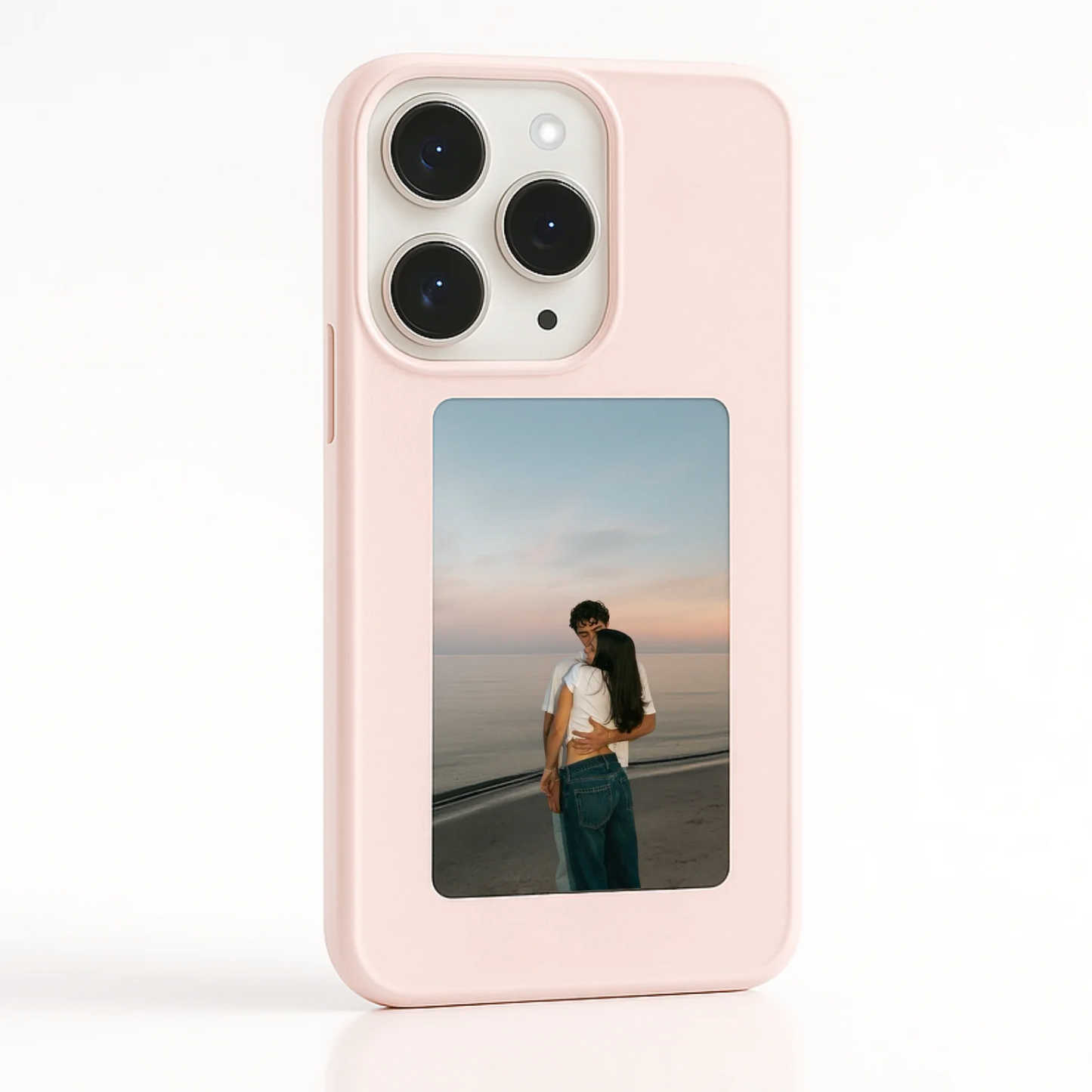 Coque NFC E-Ink Pixly pour iPhone - Étui Intelligent avec Écran Personnalisable (Photos DIY)