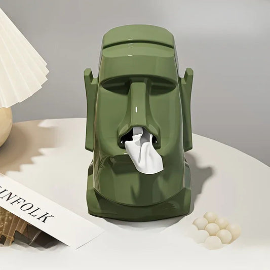 Boîte à mouchoirs Moaï Tiki