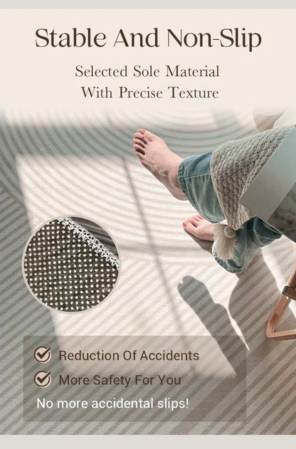 Tapis de Luxe Lavable et Résistant aux Taches