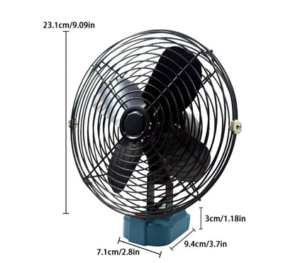 Ventilateur portable sur batterie d'outillage
