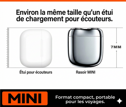 Mini rasoir USB (rechargeable)