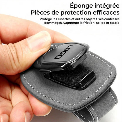 Support de lunettes pour pare-soleil de voiture (avec logo)