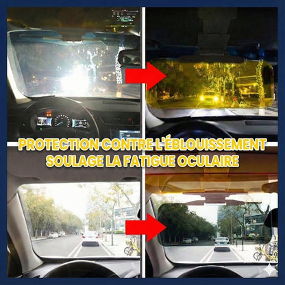 Extension de Pare-Soleil Voiture 2-en-1 - Visière Jour & Nuit