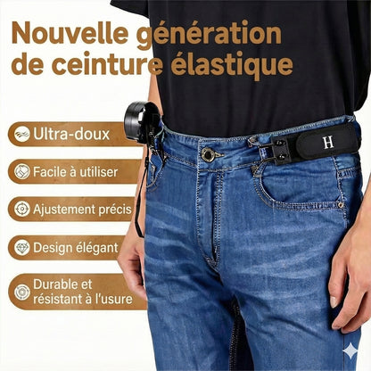 Ceinture confort avec boucle automatique - Ajustement parfait