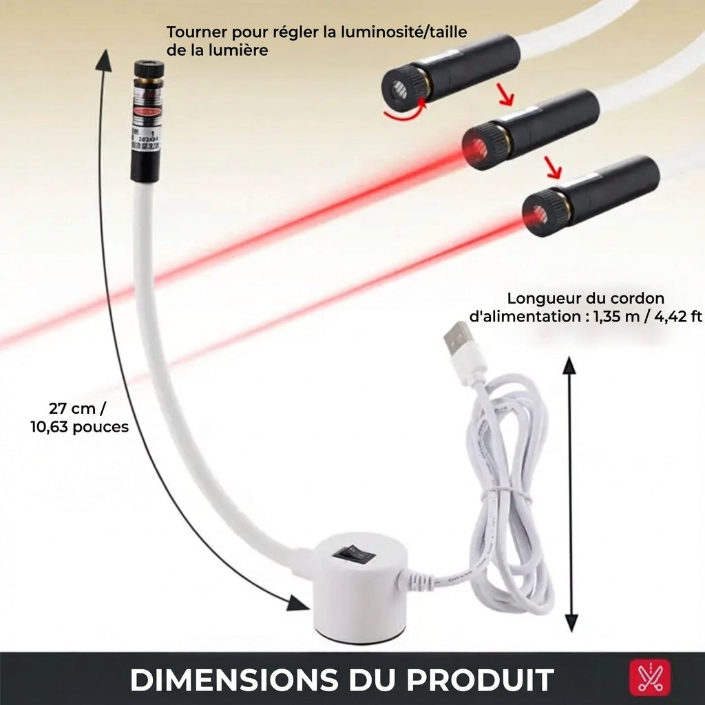 Guide Laser pour Machine à Coudre StitchLaser™ - Pour une couture droite