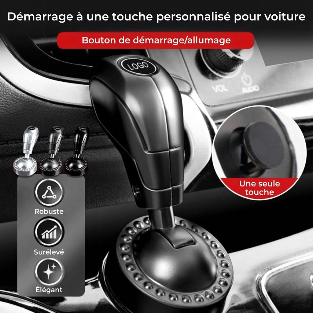 Couvercle de Bouton Start-Stop avec Logo de Voiture