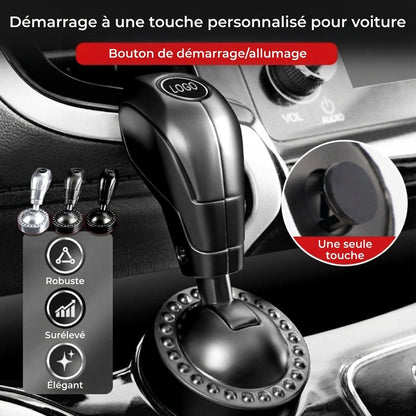 Couvercle de Bouton Start-Stop avec Logo de Voiture