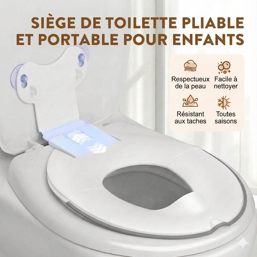 Réducteur de Toilette Pliable et Portable pour Enfants