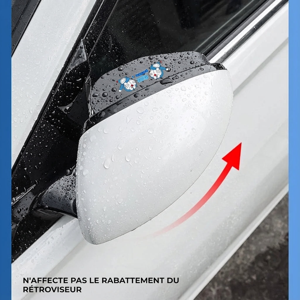 Visière de Rétroviseur - Protection Pluie et Soleil