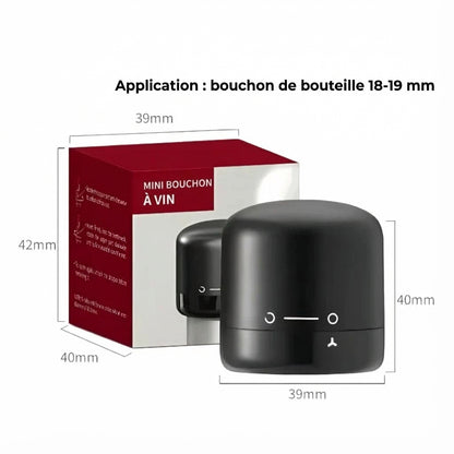 Bouchon à Vin sous Vide avec Pompe - Garde le Vin Frais Plus Longtemps