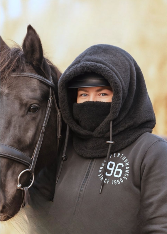 Pull à capuche ultra-doux en sherpa