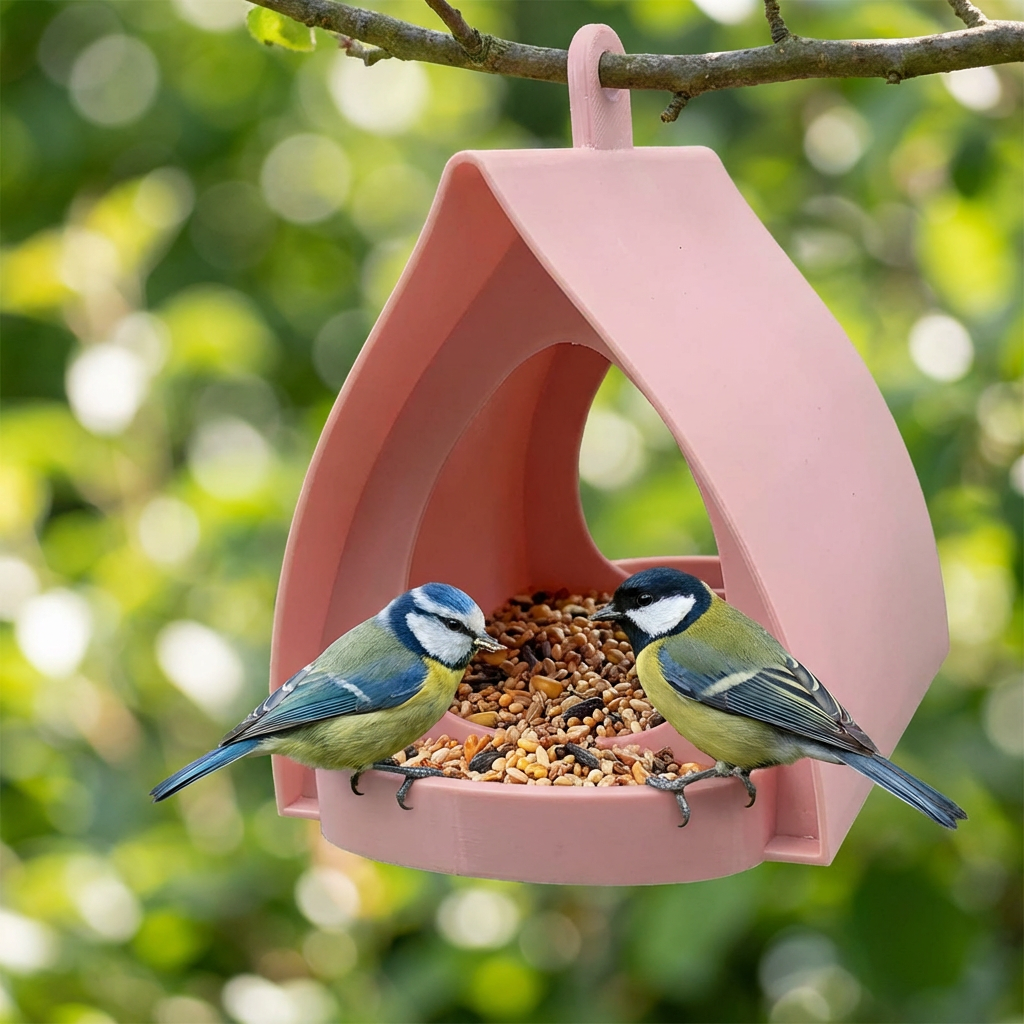 Mangeoire suspendue pour oiseaux – Grande capacité, idéale pour le jardin et le balcon