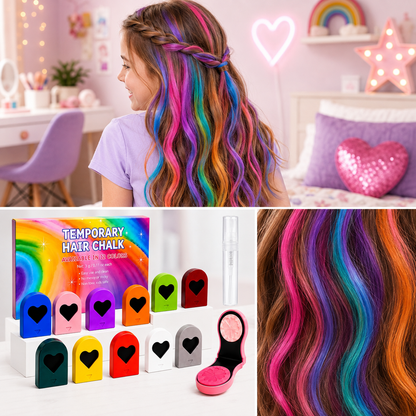 Craies pour cheveux ColorPop – 12 couleurs lavables