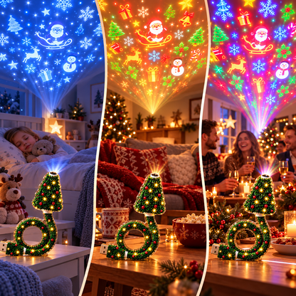 Projecteur de Noël HD USB – Créez une ambiance féerique de Noël en un clin d'œil