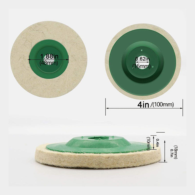 Disques de Polissage en Feutre pour Dremel & Multitool - Lot de 10