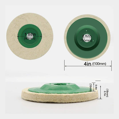 Disques de Polissage en Feutre pour Dremel & Multitool - Lot de 10
