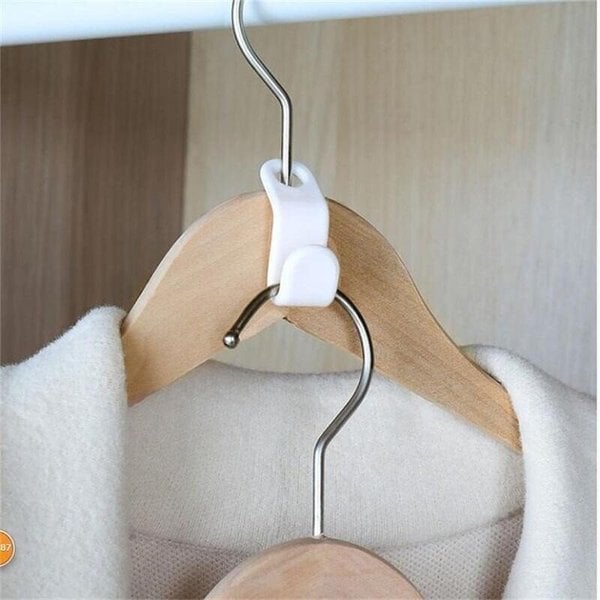 Crochets gain de place pour cintres (Lot de 12 pièces)