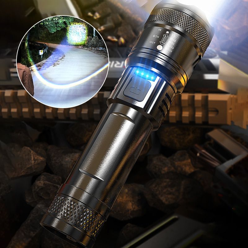 Lampe torche puissante avec fonction zoom