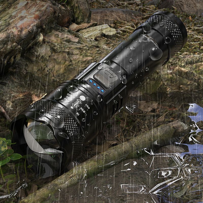 Lampe torche puissante avec fonction zoom