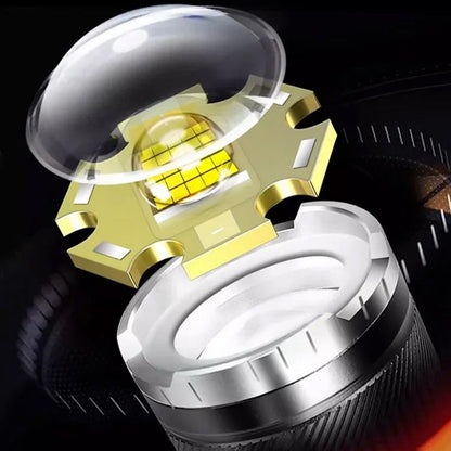 Lampe torche puissante avec fonction zoom