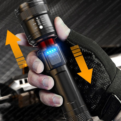 Lampe torche puissante avec fonction zoom