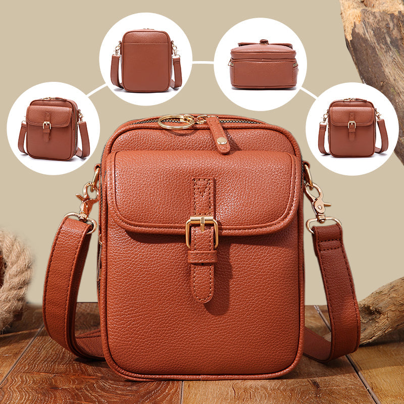 Petit sac bandoulière carré pour femme – Élégant sac à main rigide boîte